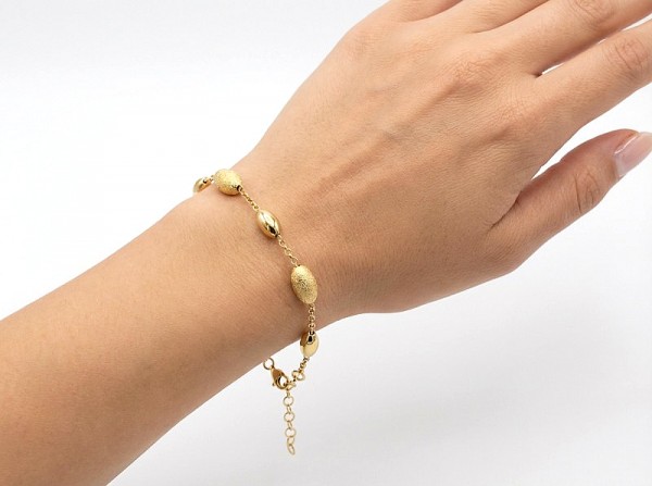 ΒΡΑΧΙΟΛΙ ΑΛΥΣΙΔΑ ΑΣΗΜΙ925 ΜΕ ΕΠΙΧΡΥΣΩΣΗ Κ18