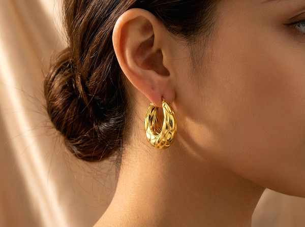 ΚΡΙΚΟΙ ΣΚΟΥΛΑΡΙΚΙΑ ΑΠΟ ΑΣΗΜΙ925 Κ ΕΠΙΧΡΥΣΩΣΗ Κ18