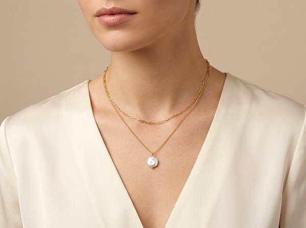 ΚΟΛΙΕ ΑΛΥΣΙΔΑ ΑΣΗΜΙ925 ΜΕ ΕΠΙΧΡΥΣΩΣΗ ΚΑΙ ΜΑΡΓΑΡΙΤΑΡΙ