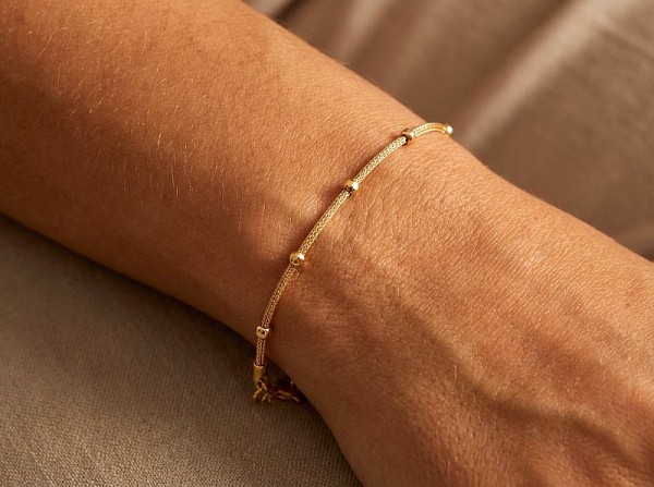 ΑΛΥΣΙΔΩΤΟ ΒΡΑΧΙΟΛΙ ΑΣΗΜΙ925 ΜΕ ΕΠΙΠΛΑΤΙΝΩΣΗ