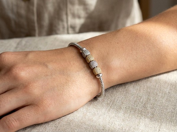 ΧΕΙΡΟΠΟΙΗΤΟ ΑΛΥΣΙΔΩΤΟ ΒΡΑΧΙΟΛΙ ΑΣΗΜΙ925 ΜΕ ΟΝΥΧΑ ΠΕΤΡΑ