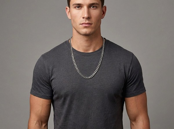 ΑΝΔΡΙΚΗ ΚΑΔΕΝΑ ΛΑΙΜΟΥ ΑΠΟ ΑΣΗΜΙ925 ΚΑΙ ΕΠΙΠΛΑΤΙΝΩΣΗ