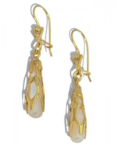 ΚΡΕΜΑΣΤΑ ΣΚΟΥΛΑΡΙΚΙΑ ΑΣΗΜΙ925 ΕΠΙΧΡΥΣΩΣΗ Κ18 ΜΕ ΦΙΛΝΤΙΣΙ ΠΕΤΡΑ