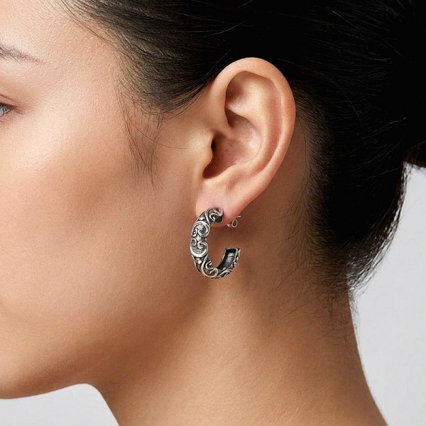 ΣΚΑΛΙΣΤΟΙ ΚΡΙΚΟΙ ΣΚΟΥΛΑΡΙΚΙΑ ΑΠΟ ΑΣΗΜΙ925 1,8 CM