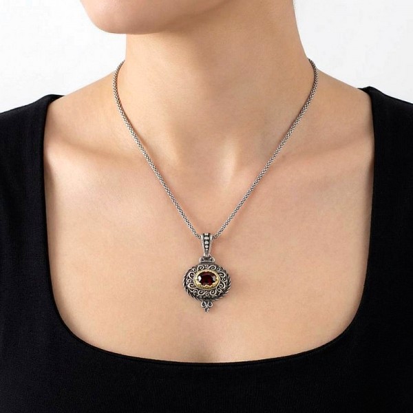 ΜΕΝΤΑΓΙΟΝ ΜΕ ΑΛΥΣΙΔΑ ΑΣΗΜΙ925 ΚΑΙ ΓΡΑΝΑΔΑ ΠΕΤΡΑ